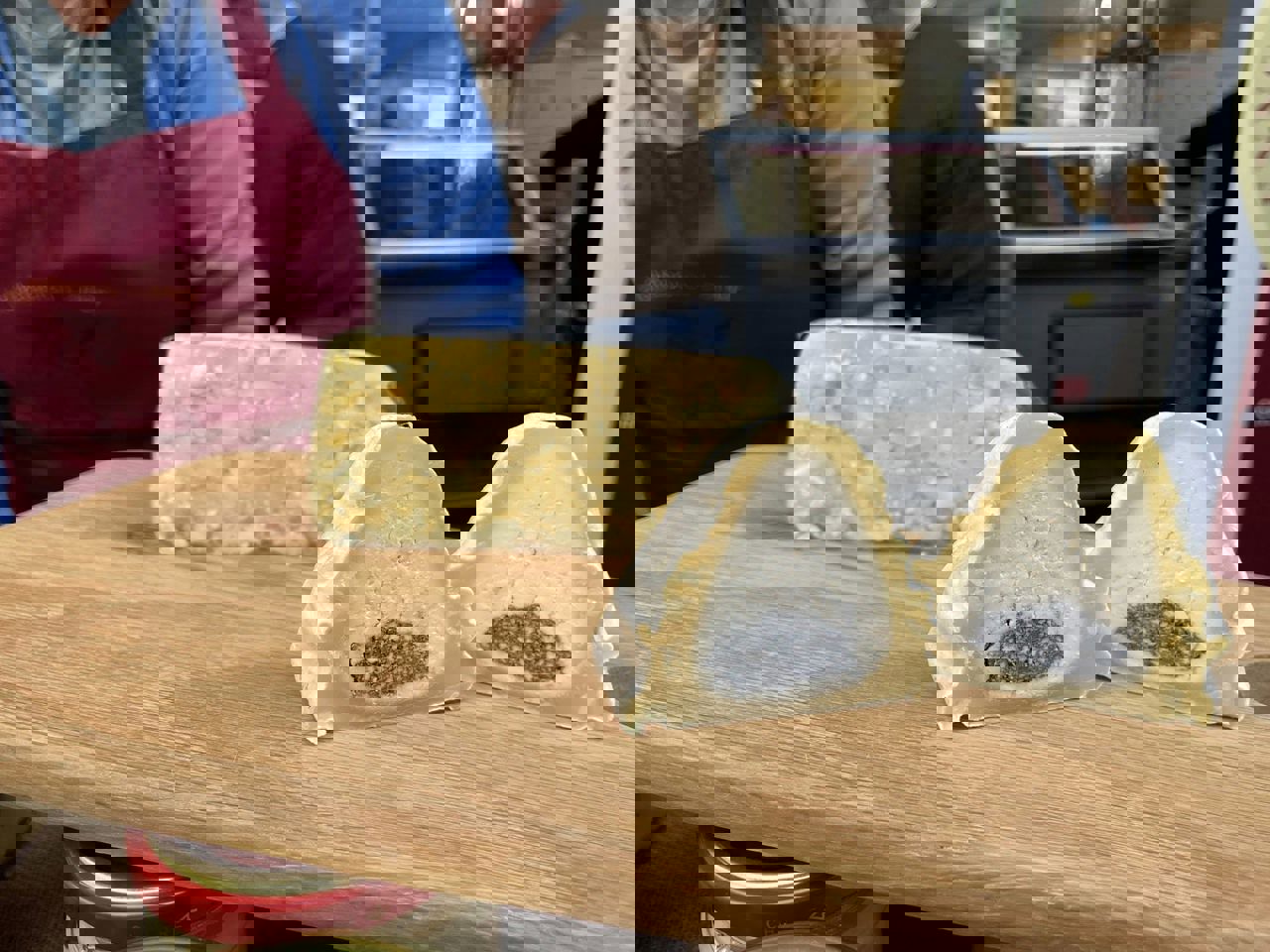 Handverkslaga ost presentert på ostefestivalen i Sand in Taufers i Sør-Tirol.